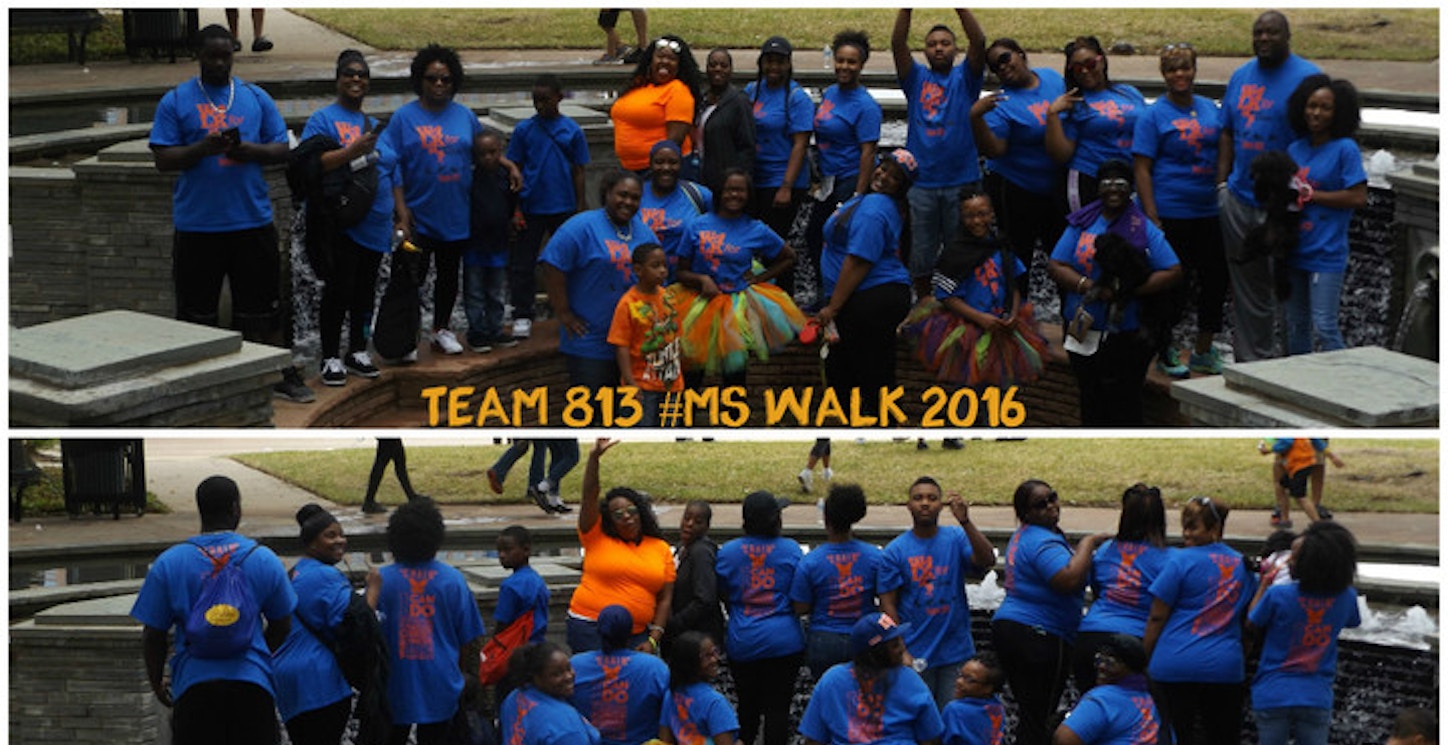 Team 813 #Ms Walk 2016 T-Shirt Photo
