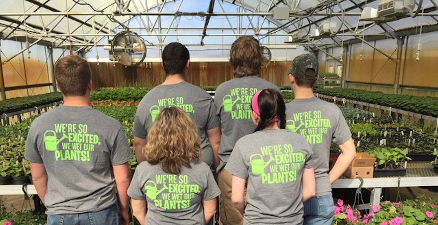 The Back Of The Tri  Valley Horticulture Shirts T-Shirt Photo