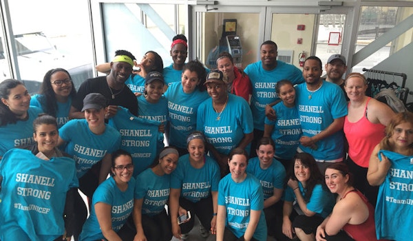 Shanell Strong #Team Unicef Charity Ride Event T-Shirt Photo
