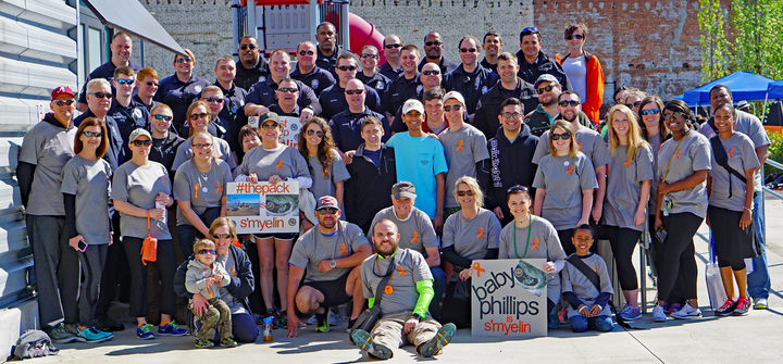 #Thephillipspack Walk Ms Birmingham Team T-Shirt Photo