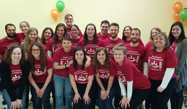 Picture of Arcadia Genetic Counseling Bowl A Thon Custom T-Shirt Design Arcadia Genetic Counseling Bowl A Thon T-Shirt Photo