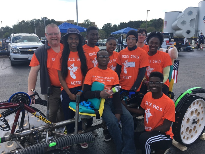 Space Owls At Mars Rover Competition T-Shirt Photo