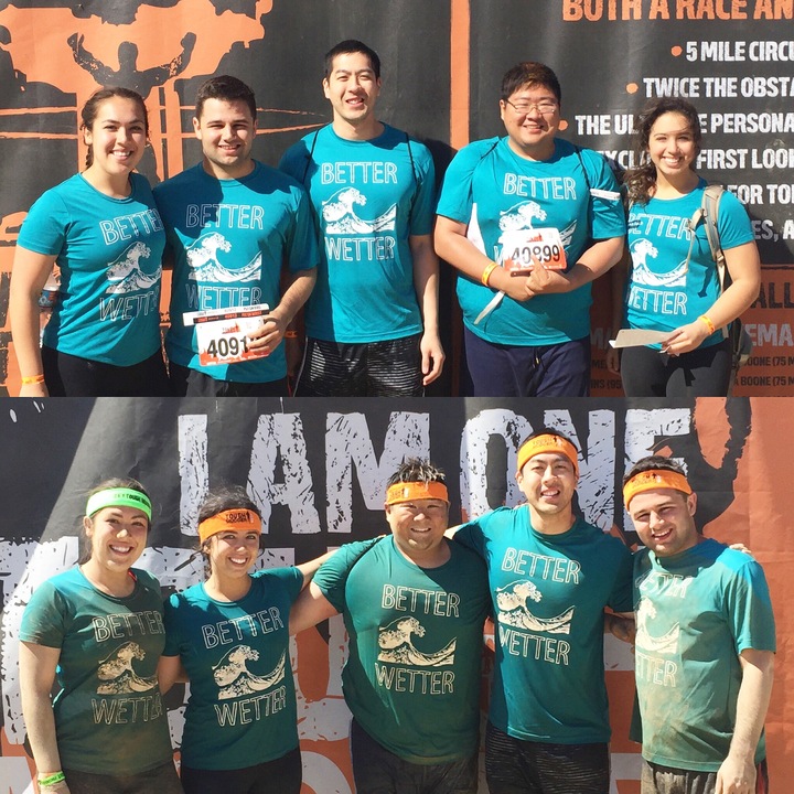 Tough Mudder Los Angeles   Team Better Wetter! T-Shirt Photo