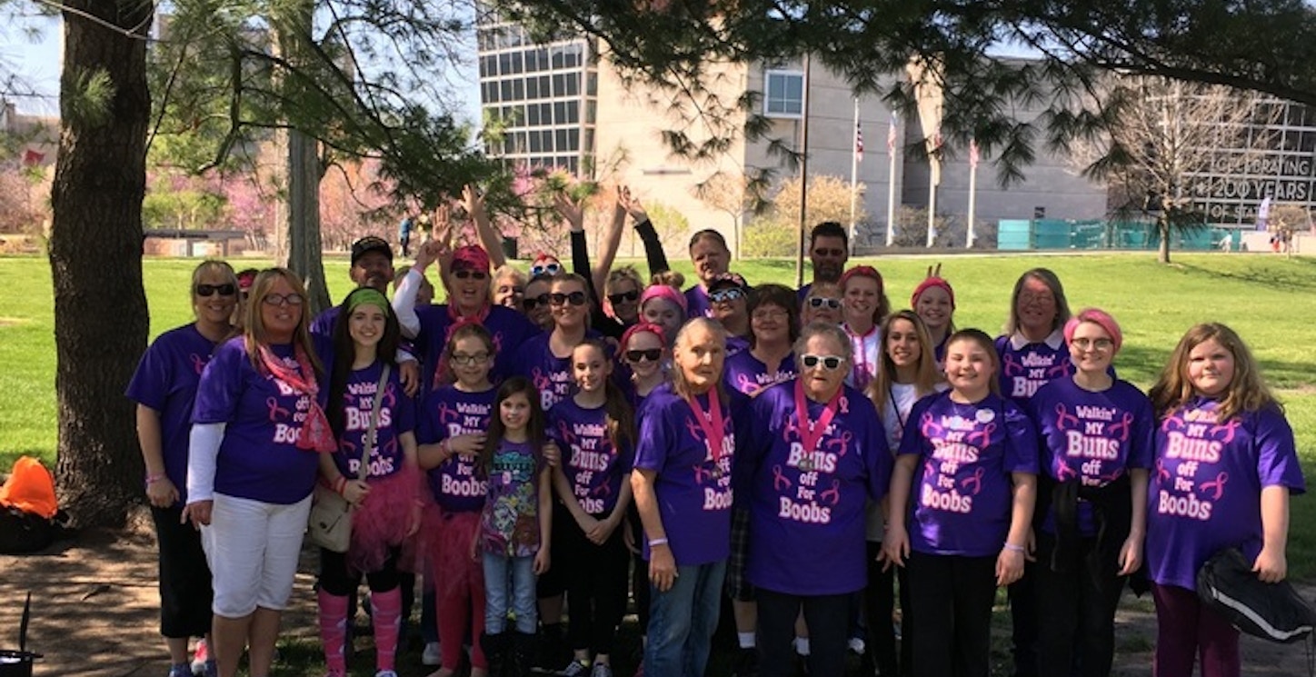 Picture of Susan Komen Breast Walk 2016 Custom T-Shirt Design Susan Komen Breast Walk 2016 T-Shirt Photo