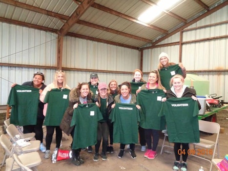 Tri Delta Volunteers At Rhymer Preserve T-Shirt Photo