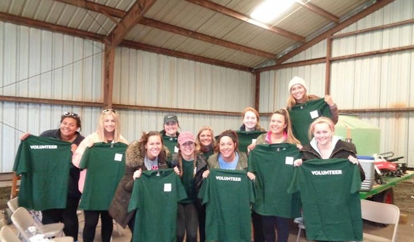 Tri Delta Volunteers At Rhymer Preserve T-Shirt Photo