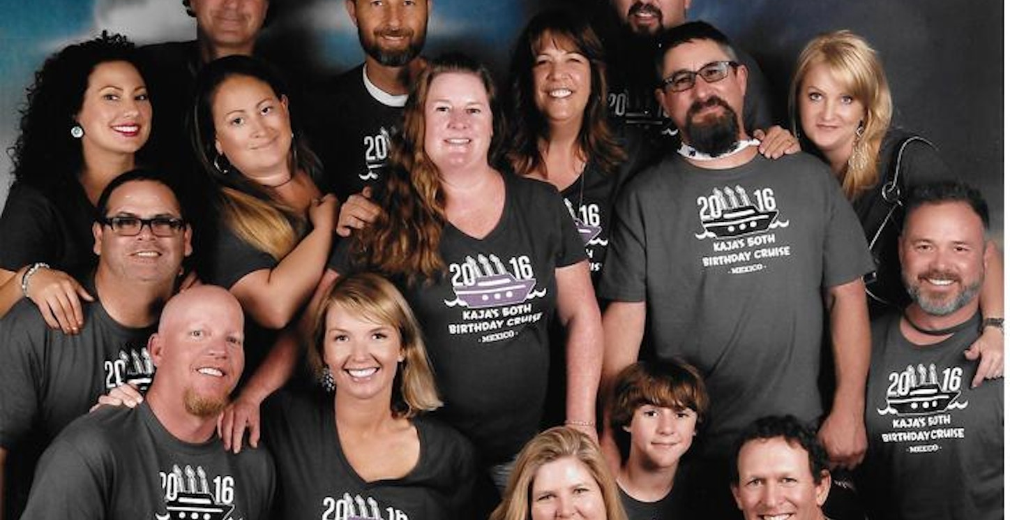 Picture of Kaja's 50th Booze Cruise Custom T-Shirt Design Kaja's 50th Booze Cruise T-Shirt Photo