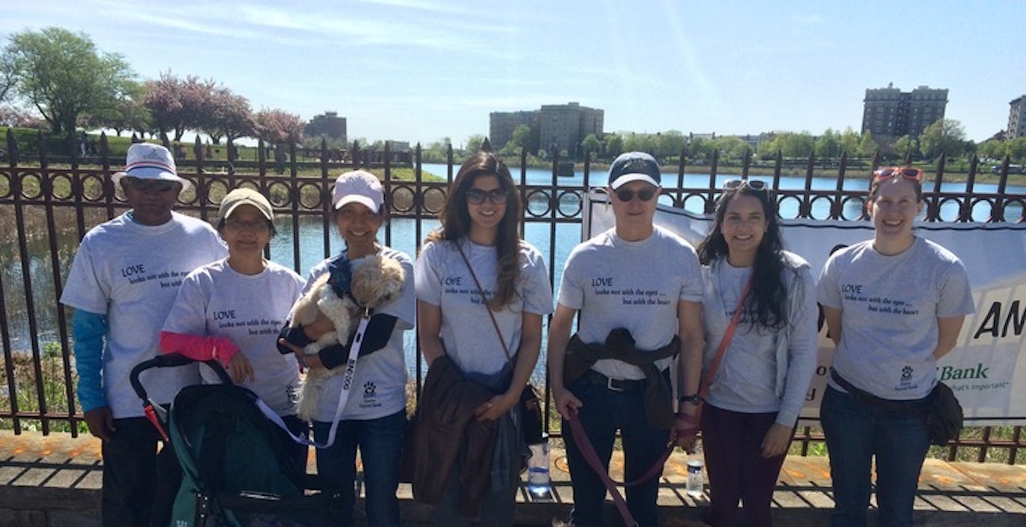 Team Hirschel Marching To Promote Adoption Of Blind And Senior Pets T-Shirt Photo