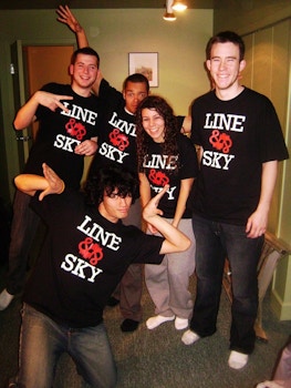 Line And Sky Reunion T-Shirt Photo