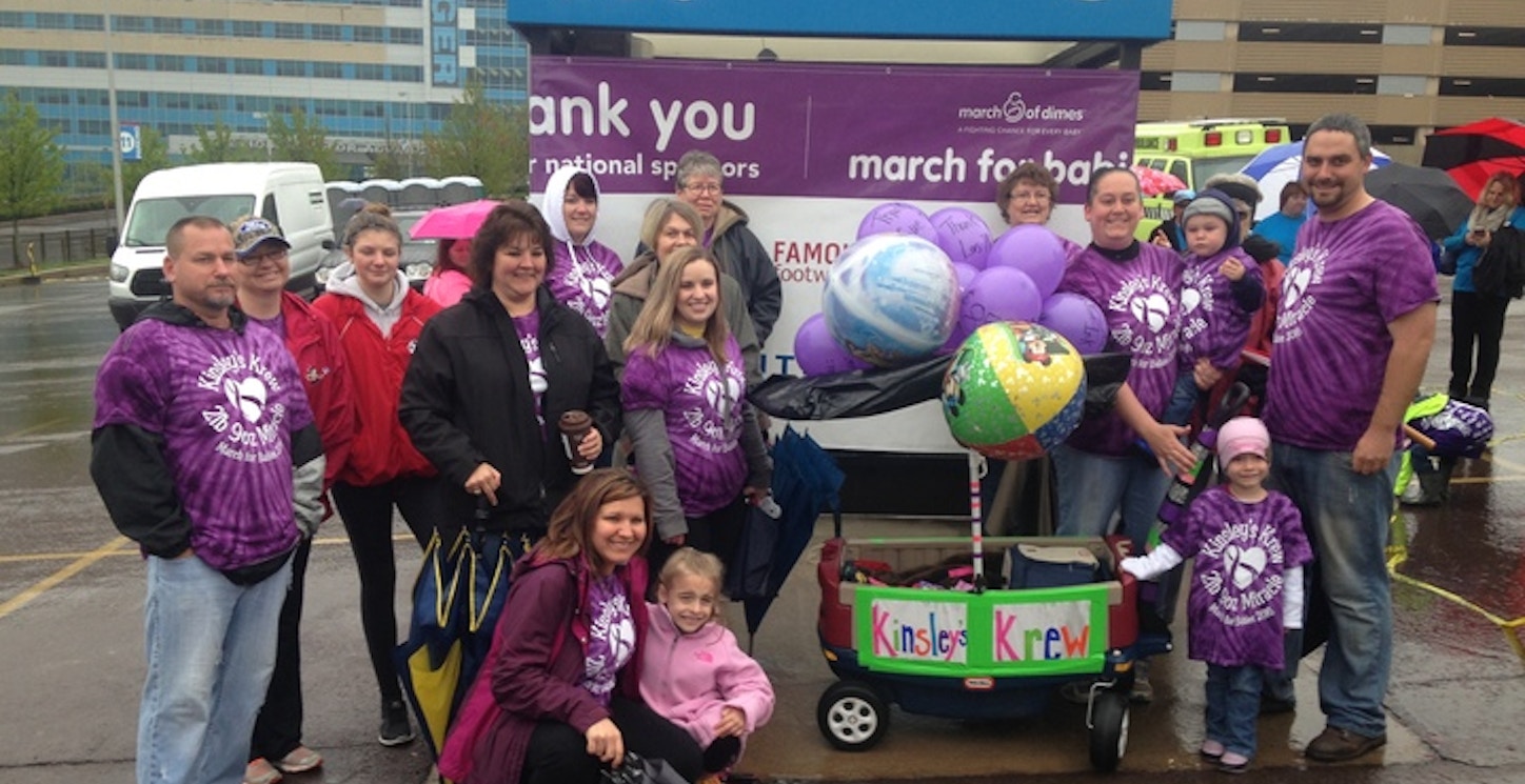 March For Babies 2016 Kinsley's Krew T-Shirt Photo