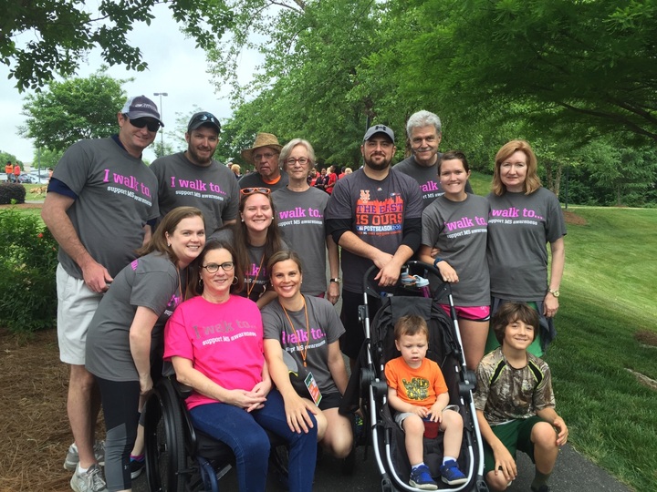 Team Ab Cmom For Walk Ms Charlotte T-Shirt Photo