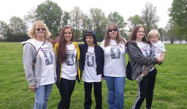 Picture of Nikki's Memorial Walk. Forever 27 Custom T-Shirt Design Nikki's Memorial Walk. Forever 27 T-Shirt Photo
