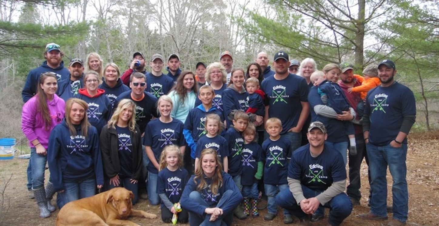 Picture of Eddies Trout Camp Custom T-Shirt Design Eddies Trout Camp T-Shirt Photo