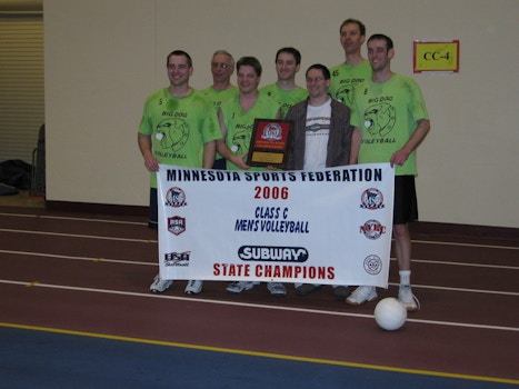 Custom Ink = State Mens Volleyball Champions! T-Shirt Photo