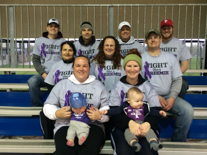 #Team Baby Evan March For Babies T-Shirt Photo