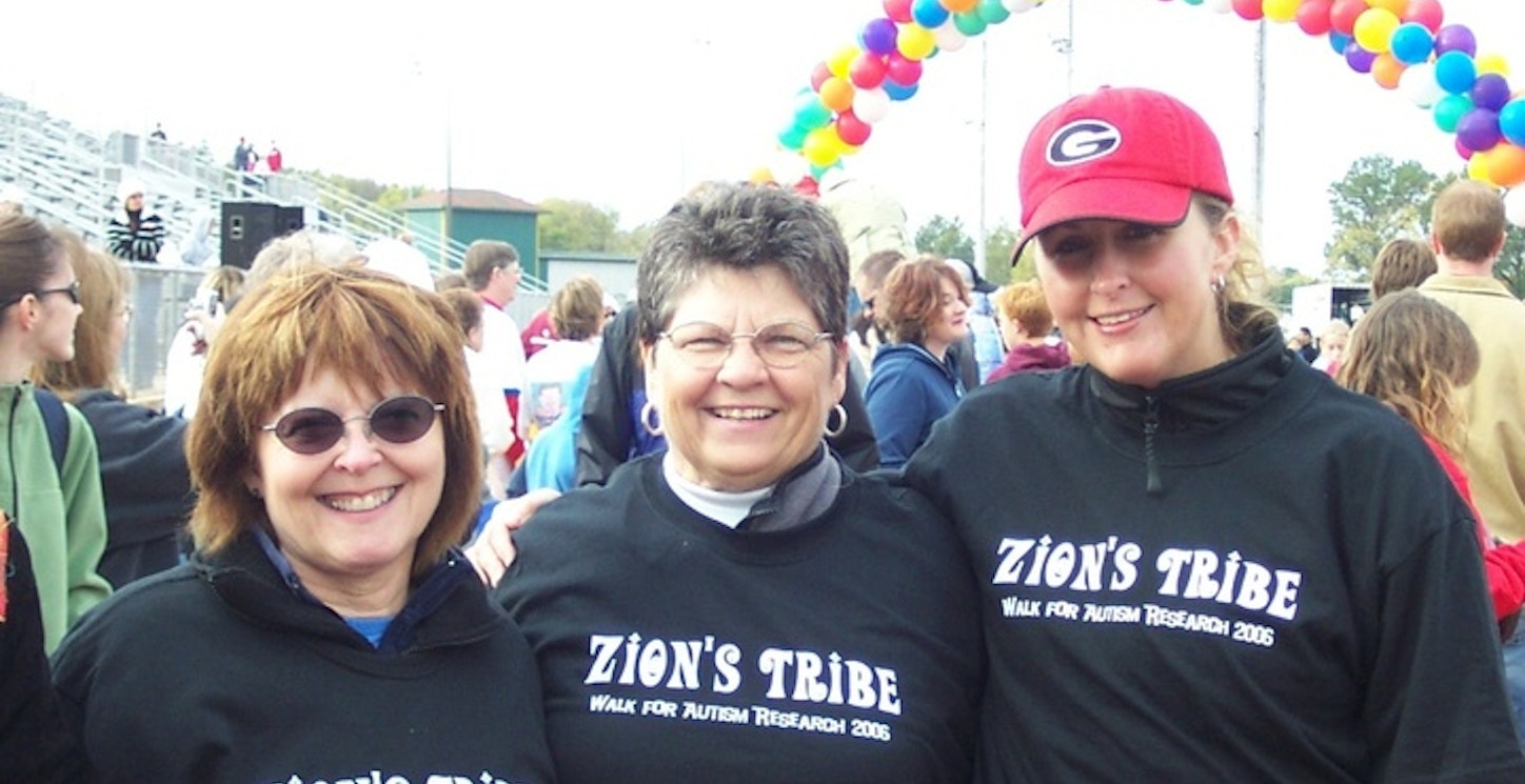 Some Team Members Of Zions Tribe: Walk For Autism Research T-Shirt Photo