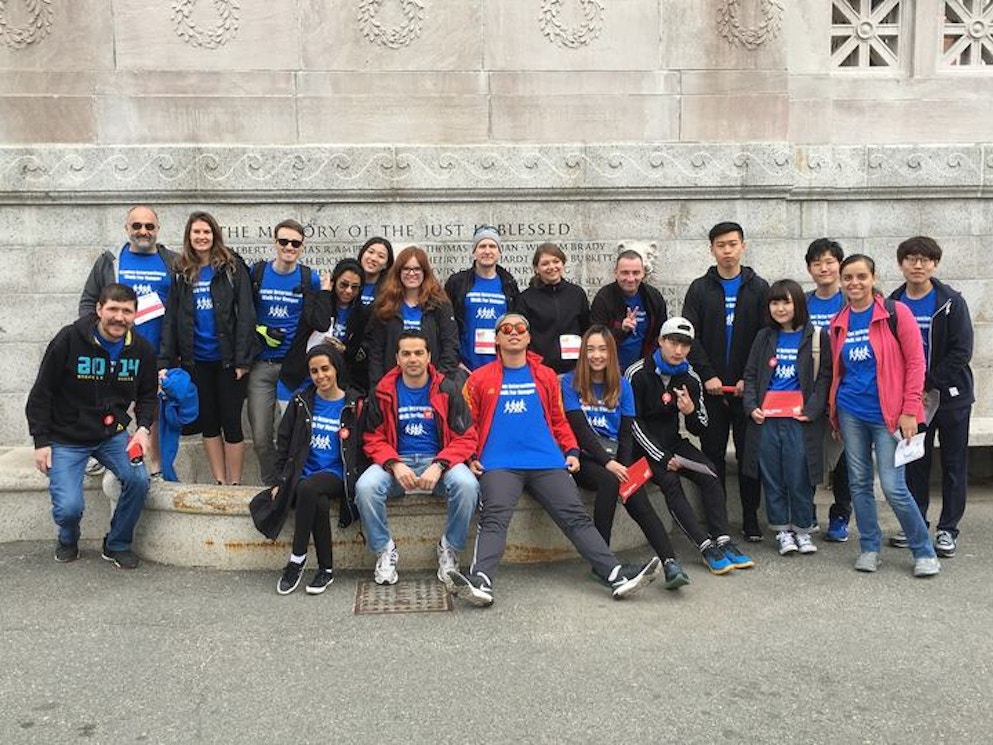 Kaplan International Participates In Boston's Walk For Hunger T-Shirt Photo