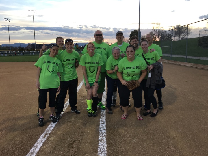 All About That Base Softball Team T-Shirt Photo