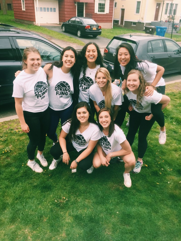 Wesleyan University Volleyball Spring Fling 2016 T-Shirt Photo
