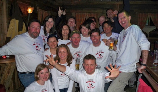 The Beer Goggles Ski Team T-Shirt Photo