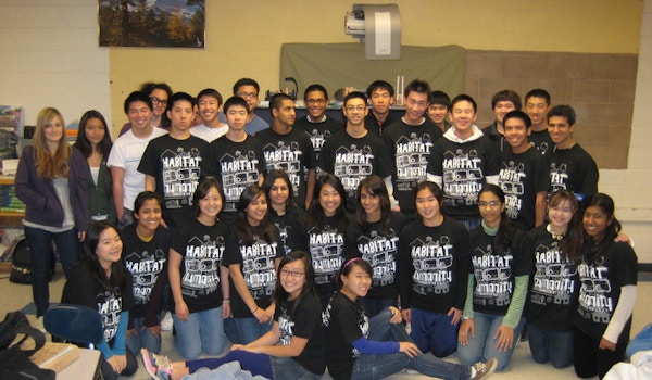 Irvington High School's Habitat For Humanity Club! T-Shirt Photo