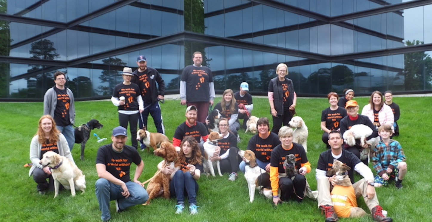 Walk Ms: Richmond Va Team Follow Me Dog Training Llc T-Shirt Photo