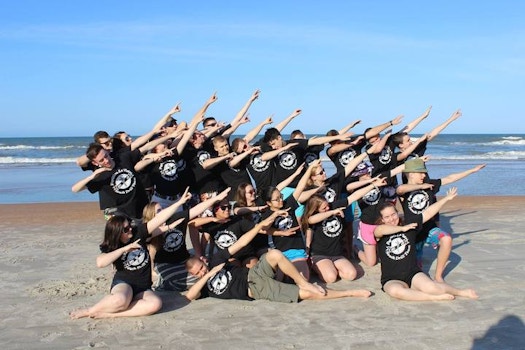 2016 National Drill Team Beach T-Shirt Photo
