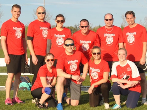Frisbeasts: Ulitmate Frisbee Team T-Shirt Photo