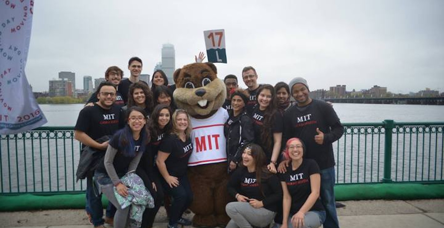 Mit Casino Rueda Participating At The Mit 100 Parade T-Shirt Photo