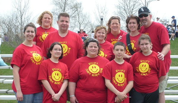 Kellye's Tumor Humor Crew...Path To Progress 5 K Run Walk T-Shirt Photo