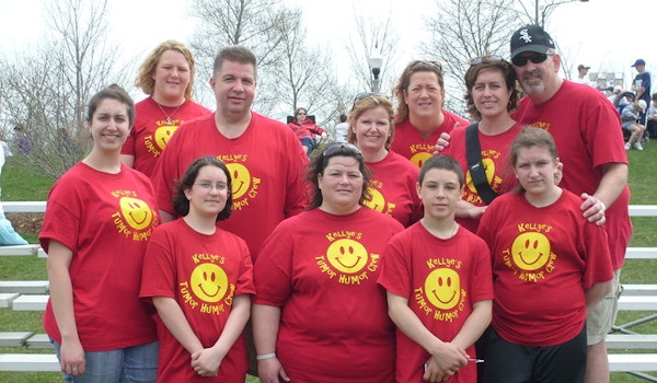 Picture of Kellye's Tumor Humor Crew...Path To Progress 5 K Run Walk Custom T-Shirt Design Kellye's Tumor Humor Crew...Path To Progress 5 K Run Walk T-Shirt Photo
