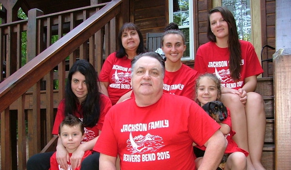 The Jacksons At Beavers Bend, Oklahoma T-Shirt Photo