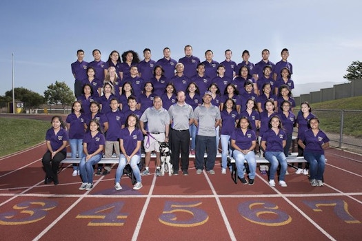 Track And Field Team Photo T-Shirt Photo
