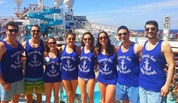 Picture of Friends Get Ship Faced! Custom T-Shirt Design Friends Get Ship Faced! T-Shirt Photo