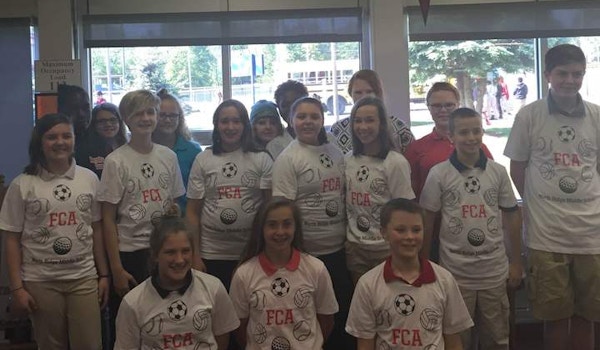 Picture of Fellowship Of Christian Athletes Custom T-Shirt Design Fellowship Of Christian Athletes T-Shirt Photo