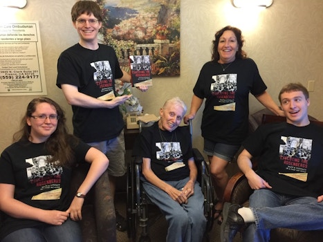 Lori's Family Celebrating Her New Book! T-Shirt Photo