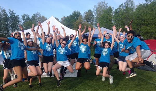 Jumping For Relay For Life T-Shirt Photo