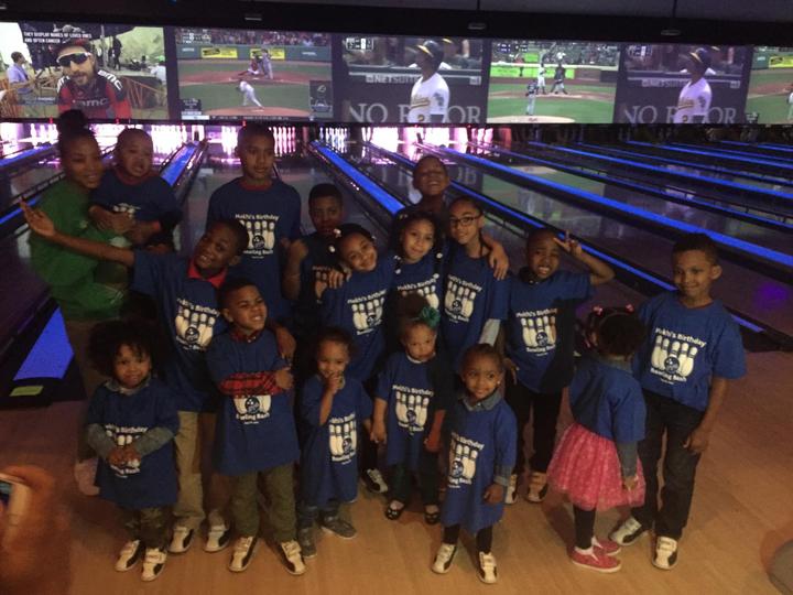 Mekhi' Birthday Bowling Bash T-Shirt Photo