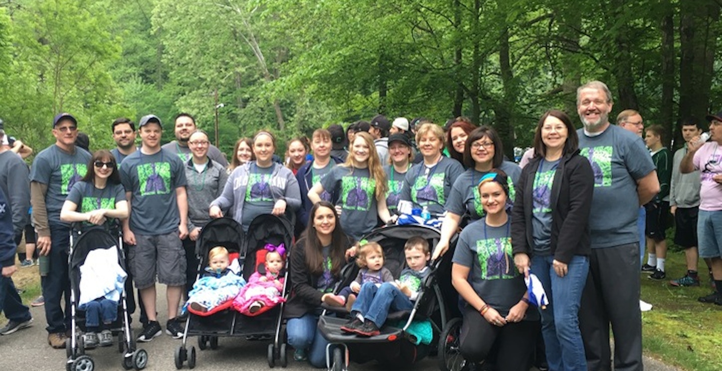 Picture of The Breathe Easy Brigade Walks To Cure Cystic Fibrosis Custom T-Shirt Design The Breathe Easy Brigade Walks To Cure Cystic Fibrosis T-Shirt Photo
