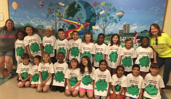 Picture of Hopping Into Second Grade Custom T-Shirt Design Hopping Into Second Grade T-Shirt Photo