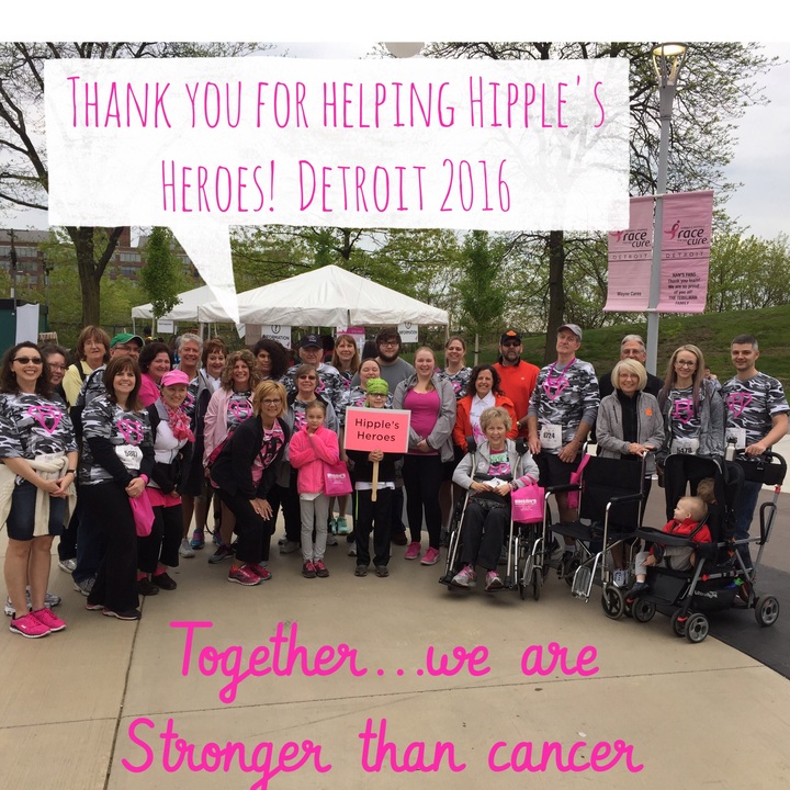 Hipple's Heroes Wage War On Stage Iv Breast Cancer T-Shirt Photo