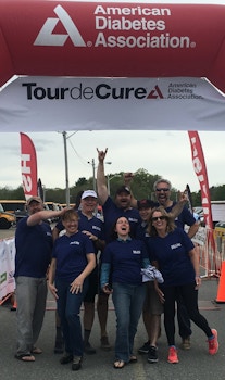 Team Blob At The Tour De Cure T-Shirt Photo