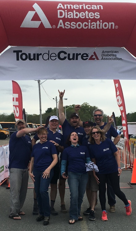Team Blob At The Tour De Cure T-Shirt Photo