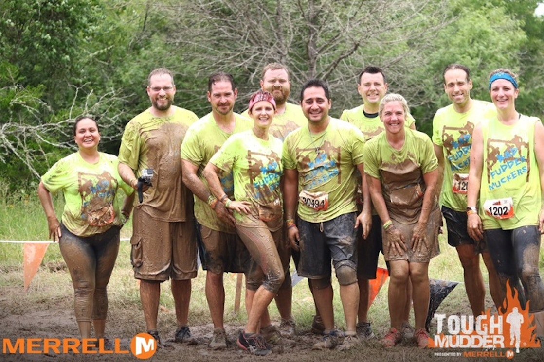 Making Sure These Shirts Can Handle The Mud! T-Shirt Photo