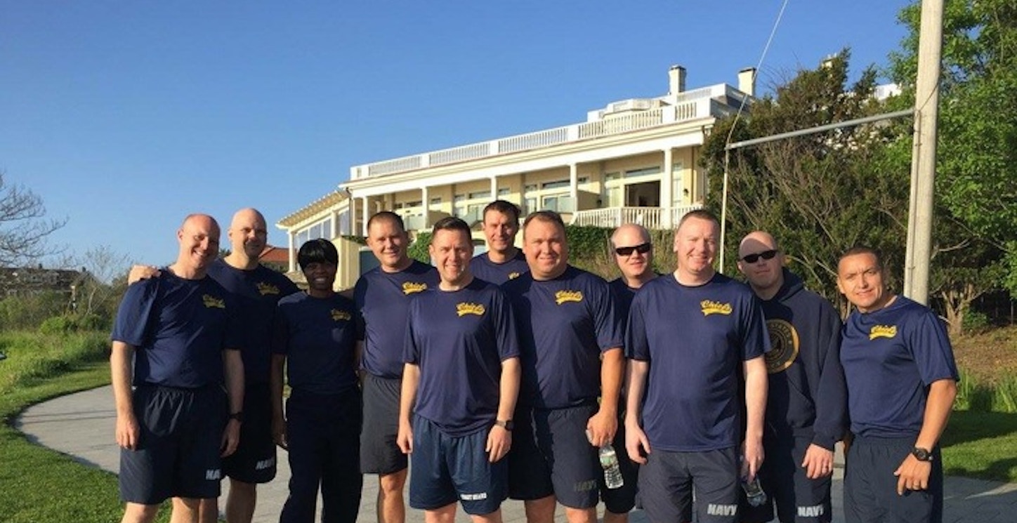Navy Senior Enlisted Academy Class 197 Blue Team T-Shirt Photo