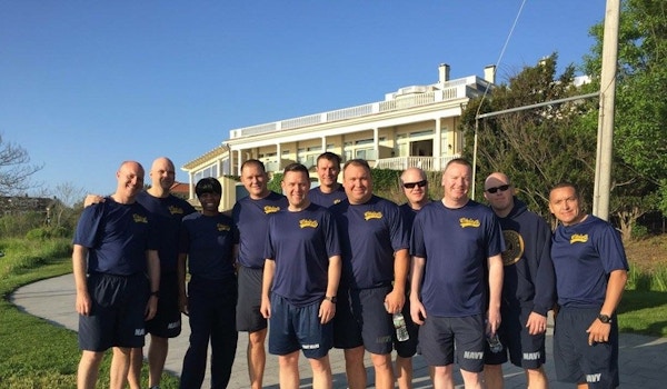 Navy Senior Enlisted Academy Class 197 Blue Team T-Shirt Photo