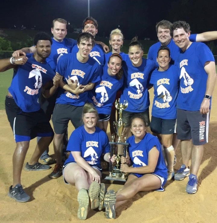 Kick Tease Are Kickball Champions T-Shirt Photo