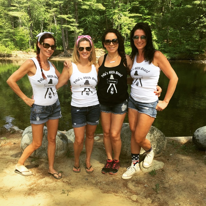 Foxy Fireside Friends  T-Shirt Photo