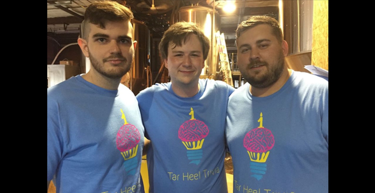 The Tar Heel Trivia Team T-Shirt Photo