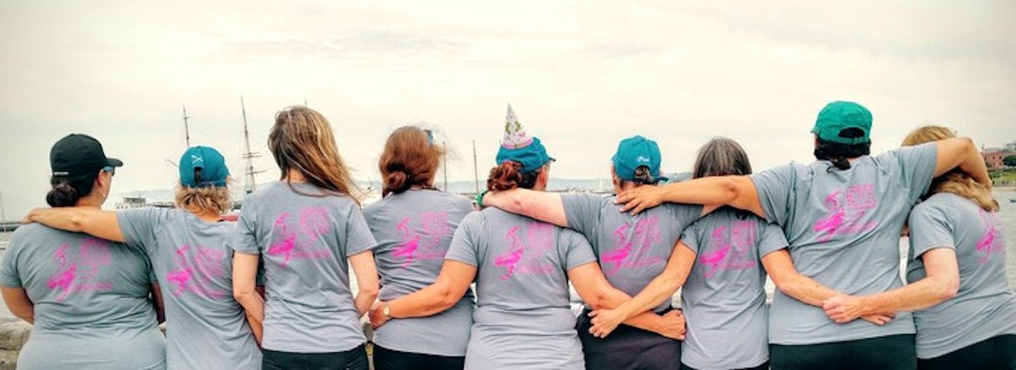 Alcatraz Race In Our New Team Shirts! T-Shirt Photo